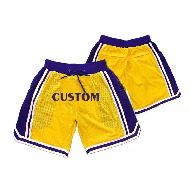 Hestic Sports Wear High Quality Custom Made Basketball Shorts For Mens Cropped Fit Polyester Plain Sublimation Shorts For Mens